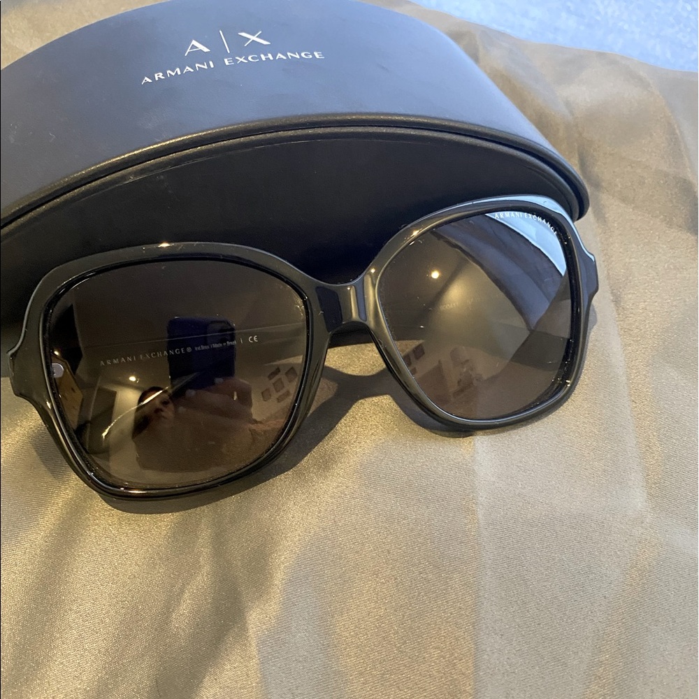Black Armani Exchange Sunglasses
